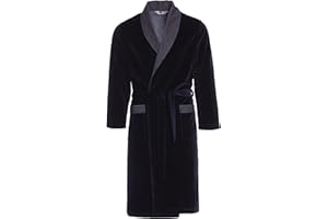 R REVISE Revise RE-103 Klasyczny męski szlafrok welurowy