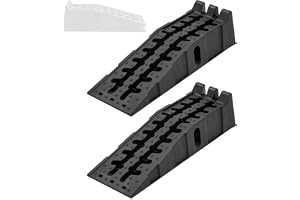 KATSU Tools plastbilramper 2-pack, stapelbara, kraftig 7 tons kapacitet
