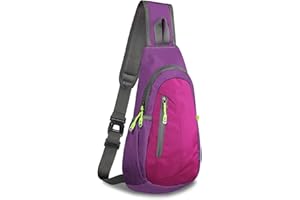TITECOUGO Small Sling Bag, Lightweight Crossbody Backpack for Men Women Shoulder Bag for Sports and Outdoor