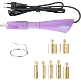 Hotfix Rhinestones Applicator, Hotfix Strass Applicator for Textile, Hotfix Applicator, with 7 Different Applicator Tips, Per