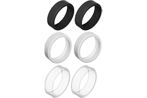 SGSCFG Couverture De Protection des Anneaux en 6 Parties, Couvercle en Silicone Résistant Aux Rayures, Accessoires De Protection des Anneaux, Adaptés Au Travail, Aux Sports Et À La Forme Physique.