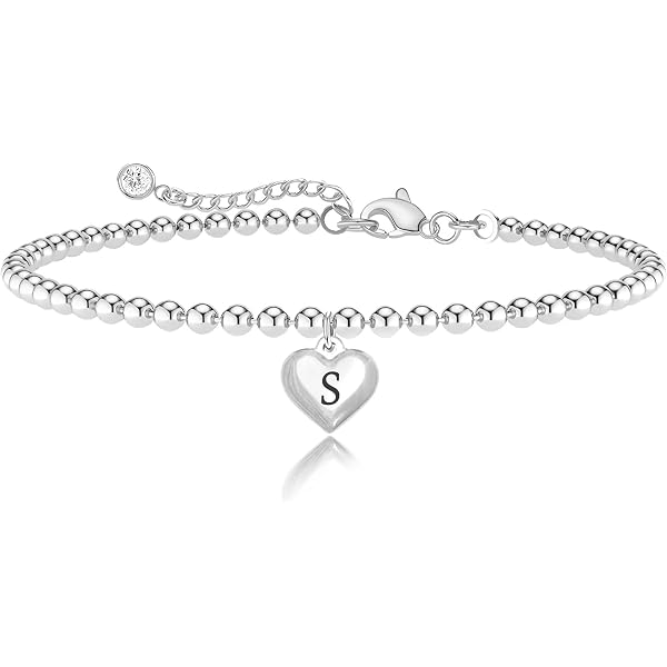 Chriscoco Bracciale Donna Oro Personalizzato Bracciali Con Iniziali Lettera Set Bracciali Acciaio Inossidabile Bracciale Tennis Cuore Braccialetti Per Donne Ragazze