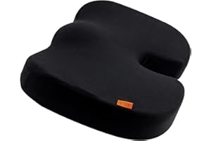 ‎DYNMC YOU DYNMC Ergonomiczna poduszka do siedzenia na krześle - Wygodne siedzenie w biurze i w domu - Odciążenie pleców, bioder, kości ogonowej - Idealna poduszka - Poduszka Premium Memory Foam