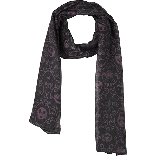 Bandana Multifonction Jack Skellington - Tour De Cou Hiver/spirale - Polyester Léger - Pour Randonnée, Cyclisme, Déguisement Halloween - 2