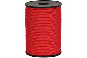 Corderie Italiane 6037231-00 Hobby Tresse 2,0 Mm X 100 M Rouge