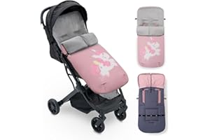 Interbaby Saco Silla Paseo Universal Saco Bebe Invierno Suave, Cálido, Afelpado | Saco Carro Bebe Invierno Desmontable, Doble Apertura, Lavado Fácil, Materiales Antialérgicos
