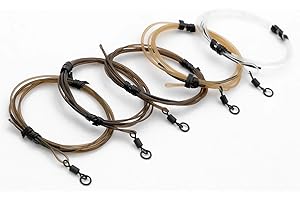 Korda Dark Matter Ring Swivel Leaders 1M 30lb 13.6kg