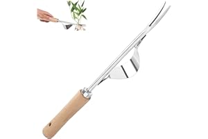 ACHANFLY Weed Remover Tool Weeder Tool Garden Hand Weed Puller Stainless Steel Dandelion Removal Tool Root Remover Manual Weed Removing Weeding Tools for Garden Grass Patio Lawn Farmland