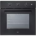 KAFF OV 83 ML 7 | 83 Litre Built-in Oven with Rotary Control Dials | Multi-Functional with Defrost, Internal Cooling Fan and Oven Light | Full Black Tempered Glass Finish, 3 Layer Glass Door (Black)
