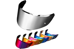 PSLER Helmet Visor for AGV New K3 (E2206),Only for S/M/L K3 Helmet Size - Tinted Motorcycle Visor Motorbike Helmet Face Shield Accessories Replacement(Silver)