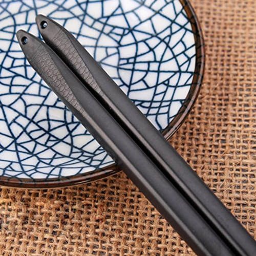 CLOTHES UK- Household Suit Japanese Chinese Chopsticks Antiskid Resistant High Temperature Alloy Chopsticks Without Mouldy And Rusty Hotel Sharp Chopsticks Suit