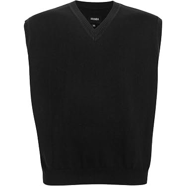 Gilet Tricoté Sans Manches Homme - Pull Rembourré Col V Décontracté Chaud Et Confortable