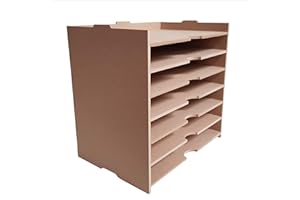LASERSMITH A4 Stacking Paper Storage Unit for Craft etc fits IKEA Kallax Cube Storage