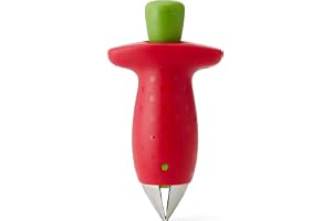 Chef'n StemGem Jordgubbssnoppare, 9 x 5 x 3 cm, Röd, 102-138-005