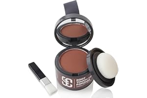 SOVONCARE Sofortige Haarlinie Pulver, Haarlinie Shadow Graue Haarabdeckung Touch Up Haarpulver für dünnes Haar für Frauen Haarwurzel Touch Up Pulver Haarwurzel Cover Up Conceals (Rotbraun, 4g)