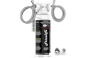 Frizzlife système de filtration d'eau sous évier–système de connexion directe haute capacité certifié NSF/ANSI 53 et 42–0,5 micron élimine 99,99% du plomb, du chlore, des mauvais goûts et des odeurs
