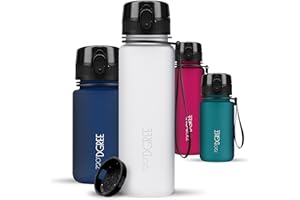 720°DGREE Butelka dla dzieci 500ml "uberBottle" softTouch +Sitko - Szczelna, Wolna od BPA - Butelka na szkołę, na wode wykonana z Tritan Sport, Fitness - Smukła, lekka, odporna, wielokrotnego użytku.