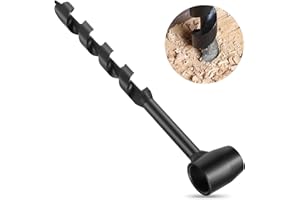 TOWWOO Handbohrer, Scotch Eye Handbohrmaschine für Holzbearbeitung, Leichter Tragbarer Handbohrer Bushcraft Manueller Schraubenschlüssel ür Outdoor, Camping, Survival (25x230mm)