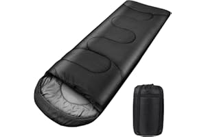 ‎SUNDOM Schlafsack Outdoor für Camping 3 Jahreszeiten Erwachsene Schlafsack, 2 in 1 Funktion Deckenschlafsäcke, Warm, Leichtgewichtig, Wasserdicht für Rucksackreisen, Wandern und Reisen