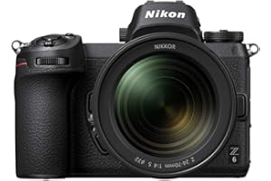 Nikon Z6 + Z 24-70mm Mirrorless Camera Kit (24.5 megapixel, Ultra wide ISO, 12 fps, Eye-Detection AF, 4K movie) VOA020K001