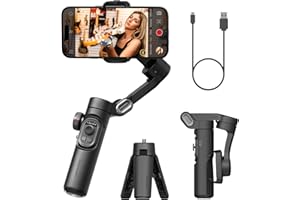 AOCHUAN Phone Gimbal Stabilizer 3-Achsen Smartphone faltbar Gimbal für iPhone Gimble mit Focus Wheel TikTok YouTube Vlog Stabilizer für iPhone &Android-AOCHUAN Smart XE
