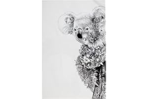 Maxwell & Williams Marini Ferlazzo Paño de Cocina con Diseño de Koala en el Árbol de 100% Algodón, 50 x 70 cm – Blanco