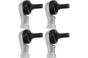 VGOL 4 Stück M10x1,25 Rechtsgewinde Kugelgelenk Winkelgelenk Gelenklager Kugelgelenk Stahl Verzinkt Außengelenk Gelenkkopf Kugelgelenk