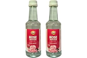 GHARANA SWAAD KA KHAZAANA KCS Rose Water 300ml x 2 (Total 600ml) | Premium Food Grade Rose Water for Sweets, Desserts, Biryani, Beverages, Skincare & Culinary Use