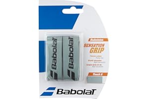Babolat, Grip pour Raquettes modèle Grip Sensation, Matière Collante et Très Absorbante, Idéal pour Les compétiteurs à la Recherche d’Un Grip de Badminton de Grande qualité