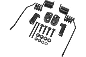 BRRNOO 860201140, Spring Style Rail Mount Snowmobile Ice Scratchers 20 St, Effektivt Förhindra överhettning och Isuppbyggnad, Tillverkade med Metallmaterial med Hög Styrka för Hållbara