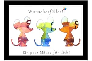 Frexpor Wunscherfüller Geldgeschenk Verpacken Bilderrahmen, Originell Geld Geschenk für Geburtstag, Jugendweihe, Hochzeit, Reisen, Konfirmation für Männer als auch für Frauen, DIN A5 (Schwarz)