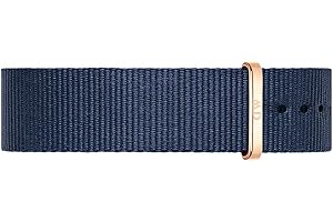 Daniel Wellington Classic Bayswater, nocny niebieski/różowe złoto, 18 mm, NATO, dla kobiet i mężczyzn, Nachtblau, jeden rozmiar, Bransoletka