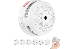 X-Sense Standalone Mini Rauchmelder 10 Jahre Batterie 6er Set, Nicht mit Basisstation kompatibel, Zertifiziert nach EN 14604