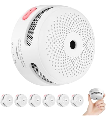 Support Magnétique Détecteur Fumée DeleyCON - Adhésif 3M Ou Perçage, Diamètre 65mm
