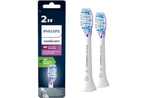 Philips Sonicare HX9052/17 - Pack de dos cabezales cuidado de las encías, con tecnología RFID para Diamond Clean Smart, color blanco