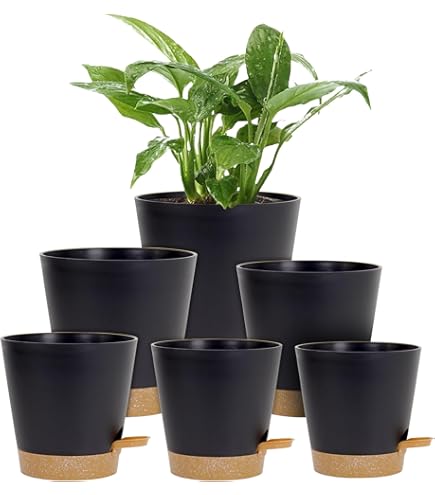 7-laags Plantenstandaard Voor Binnen, 180 Cm Grote Metalen Plantenplank Met 10 S Haken Bruin
