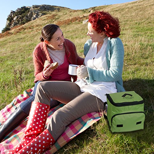 Aventura Equipments Thermobag M Kühltasche Thermo Kühlbox Faltbar Isoliert für Einkauf, Picknick, Camping und Strand - 7