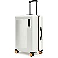 MOKOBARA The Transit Luggage Poly-Carbonate Hard Sided 8 Silent Ninja Wheels for Travelling (Still Loading Brownray (Limited Edition), Check-in Medium)