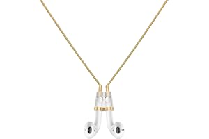 Lawonda Halteband Kompatibel mit AirPods 3, AirPods Pro 1, Apple AirPods Anti-Verlust-Gurten Strap Halter Band AirPods Halterung Magnetisch Sport-Saiten-Umhängeband 70cm (S Gold)