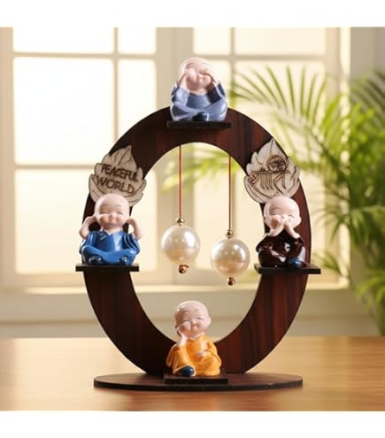 ESPLANADE Liefde Paar Gezicht Avontuur Showpiece Standbeeld Sculptuur Figuur Voor Home Decor Valentijnsdag Gift | Hars- 10 inch (Goud