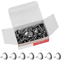 100 stuks groot, punaises, zilver, punaises, punaises