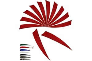 longbowmaker Lot de 40 plumes naturelles de 10,6 cm - Pour tir à l'arc - Pour aile droite