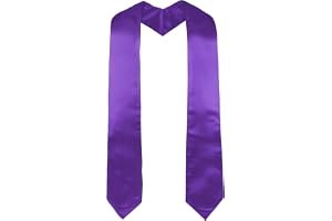 GraduatePro Avsluta stola kyrka präster kör stola stål vuxen unisex universitet 16 färger, violett, En Storlek