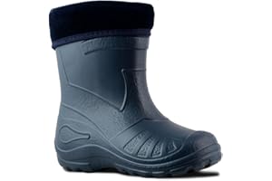 KOLMAX superleichte EVA Kinder Gummistiefel gefüttert 050
