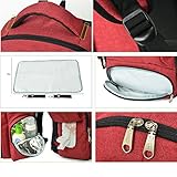 16 Taschen Baby Windel Tasche Organizer wasserabweisend Oxford Stoff Travel Rucksack mit Wickelunterlage und welkey kinderwagenhalter - 7