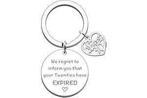 JMIMO 30th Birthday Gifts for Women Funny Sweet 30th Birthday Keyring Idea