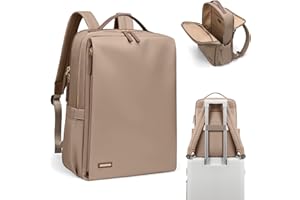 GOLF SUPAGS Elegante Zaino per Laptop da Donna Approvato Dalla Compagnia Aerea Perfetto per il Lavoro, l'università e i Viaggi Zaino Multifunzionale Casual Adatto a Notebook da 15,6 Pollici (Champagne)
