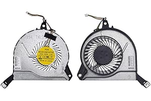 KINPOWER Ventilateur de CPU Fan 4Pin Compatible Avec HP Pavilion 15-P 17-K Series