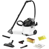 K&auml;rcher SE 5 vacuum cleaner, multifunctional 3 in 1 product, carpet and hard floors, comfortable 2 tank system, white