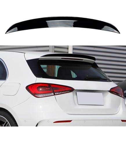 Spoiler Paraurti Posteriore Per Mercedes Classe A W177 - Nero ABS, Stile Aggressivo 2018+ - Foto 8